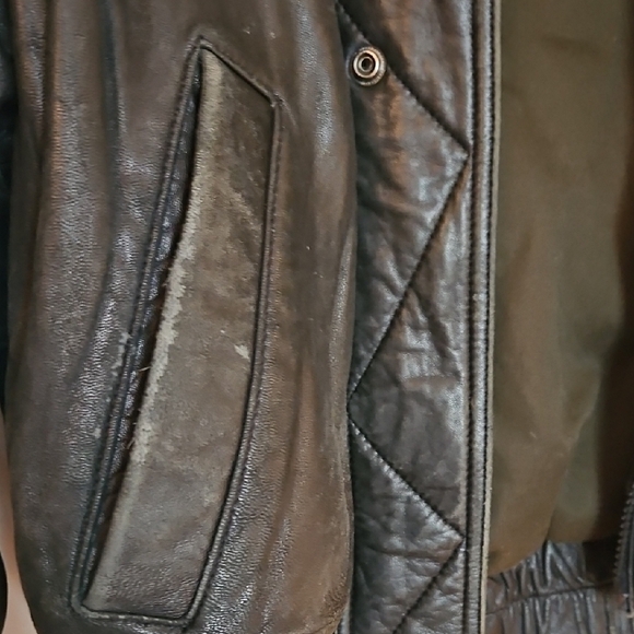 Marc New York Men's vintage Black Leather Jacket, 1980s, Lux, Sz Sm. Leather - Picture 7 of 13